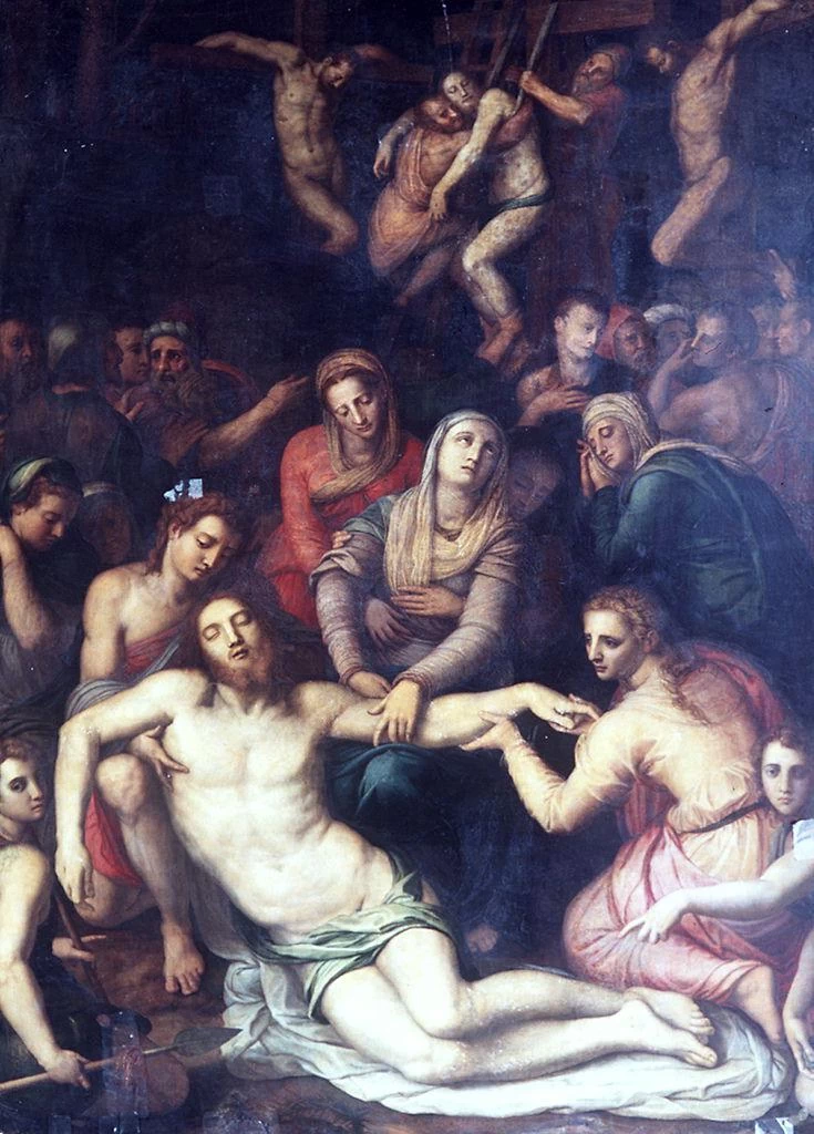  181-Agnolo Bronzino-Compianto sul Cristo morto-Galleria dell'Accademia, Firenze 